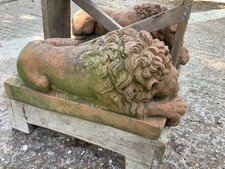 Pair terracotta recumbent for sale  BEXHILL-ON-SEA