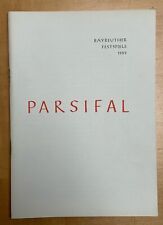 Programmheft 07.08.1959 Parsifal Richard Wagner Festspiele Bayreuth comprar usado  Enviando para Brazil