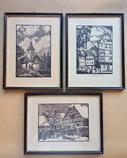 Lot petites gravures d'occasion  Bollwiller