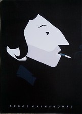 Serge gainsbourg affiche d'occasion  Saint-Georges-de-Didonne