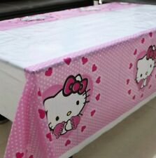 180x108cm Hello Kitty Meninas Toalha de Mesa Plástica Rosa Decoração de Festa Infantil, usado comprar usado  Enviando para Brazil