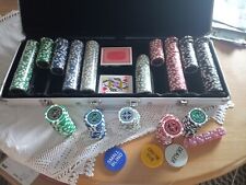 Pokerkoffer 500 chips gebraucht kaufen  Bad Neustadt a.d.Saale