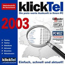 Klicktel 2003 ausgabe gebraucht kaufen  Berlin