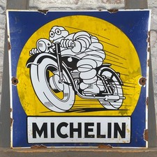 Michelin enamel sign d'occasion  Expédié en Belgium