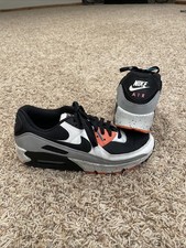 Tênis de corrida Nike Air Max 90 #DC9845-100 preto/cinza/branco/laranja masculino tamanho 8 comprar usado  Enviando para Brazil
