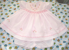 Pink smocked baby for sale  KIRKCALDY