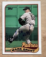 mark grant signed padres card for sale mark grant signed padres card for sale San Diego