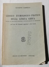 Lessico etimologico pratico usato  Italia