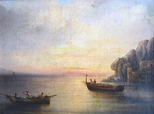 Belle peinture xixe d'occasion  Chomérac