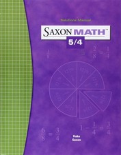 Saxon math solution for sale  Denver