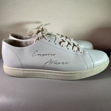 Tênis Emporio Armani Masculino Couro Bovino Branco Tamanho 12 comprar usado Tênis Emporio Armani Masculino Couro Bovino Branco Tamanho 12 comprar usado  Enviando para Brazil
