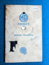 Midget owners handbook for sale  SOUTHWELL