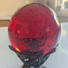 Red art glass for sale  Seattle