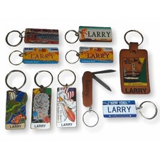 Lote de chaveiro coleção nome "LARRY" personalizado lembrança viagem estadual chaveiro comprar usado  Enviando para Brazil