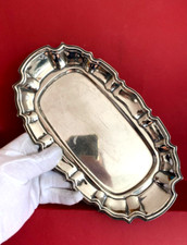 Usado, SILVER PLATTED TRAY 24 cm  OLD BANDEJA PLATEADA ANTIGUA comprar usado  Enviando para Brazil