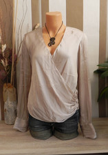 Elegante satin schlupfbluse gebraucht kaufen  Bennewitz