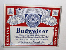 Budweiser beer advertising for sale  Columbia