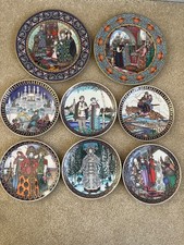 russian fairy tale plates 6 for sale  Newtown