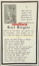 Sterbebild wwii unteroffizier gebraucht kaufen  Gottmadingen