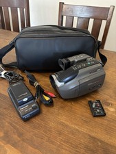 Vintage Panasonic PV-L650D VHS-C Filmadora 18x Zoom EIS Japão Bolsa Remota comprar usado  Enviando para Brazil