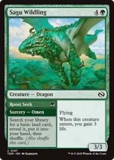Cartão verde inglês Sagu Wildling quase perfeito Tarkir Dragonstorm MTG Magic the Gathering comprar usado  Enviando para Brazil