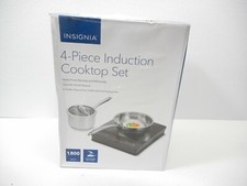 Usado, Conjunto de cooktop elétrico de indução Insignia 12" com 2 panelas NS-IC1ZPBK0  comprar usado  Enviando para Brazil