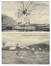 Trapani saline cartoline usato  Treviso