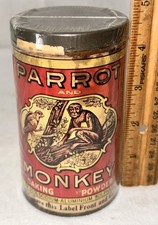 ANTIGA LATA FECHADA PAPAGAIO MACACO FERMENTO EM PÓ GAIVOTA DO MAR CO BALTIMORE MD comprar usado  Enviando para Brazil