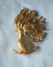 Broche metal dore d'occasion  Arthez-de-Béarn