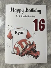 Personalised rugby birthday for sale  WIGAN