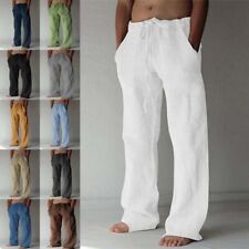 Men linen pants for sale  MANCHESTER