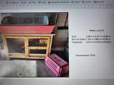 Meerschweinchen haus holz gebraucht kaufen  Hamm