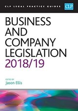 Business and Company Legislation 2018/2019 (CLP Legal Practice Guides), Jason El segunda mano  Embacar hacia Mexico