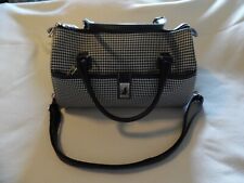 Bolsa de transporte London Fog Cambridge 360UL estilo #8800 Houndstooth preta comprar usado  Enviando para Brazil