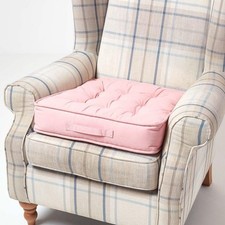 Pink cotton armchair for sale  CRADLEY HEATH