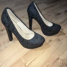 High heels schwarz gebraucht kaufen  Aschbach, Hefersweiler, Rothselberg
