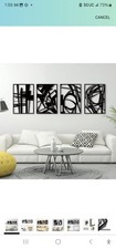 Wall art black for sale  Port Saint Lucie