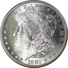 1881 morgan silver for sale  USA