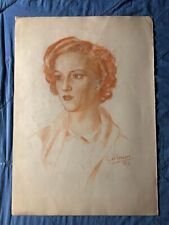 Disegno ritratto femminile usato  Torino