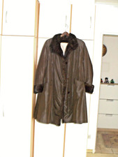 Schwarzbrauner luxus nerzmante gebraucht kaufen  Haan