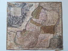 Carta geografica antica usato  Genova