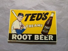 Ímã de geladeira vintage Ted Williams Red Sox cerveja raiz cremosa metal comprar usado  Enviando para Brazil