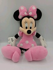 Usado, Brinquedo de pelúcia Disney Minnie Mouse bicho de pelúcia arco rosa parques da Disney original  comprar usado  Enviando para Brazil