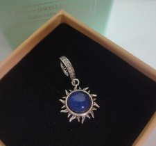 Lindo pingente de pedra de prata esterlina 925 real humor solar joias da moda comprar usado  Enviando para Brazil