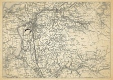 Old maps environs for sale  ASHFORD