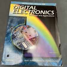 Instructor's Manual to Accompany Digital Electronics: Principles And Applicati.. segunda mano  Embacar hacia Mexico