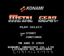 Metal Gear - Jogo clássico divertido para Nintendo NES comprar usado  Enviando para Brazil