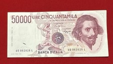 Numismatica banconota 50000 usato  Pinerolo