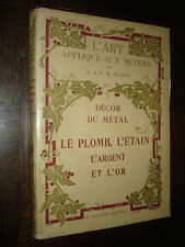 Decor metal plomb d'occasion  Vervins
