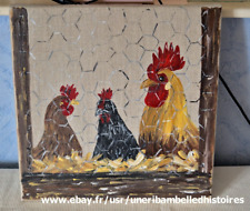 Tableau huile toile d'occasion  Beuzeville